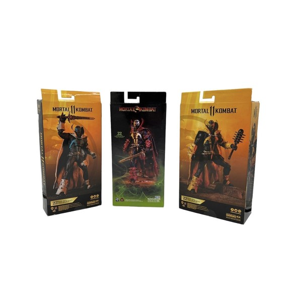 McFarlane Toys Mortal Kombat 11 Spawn Sword Gold Label Mace 7" Action Figure - Picture 6 of 10